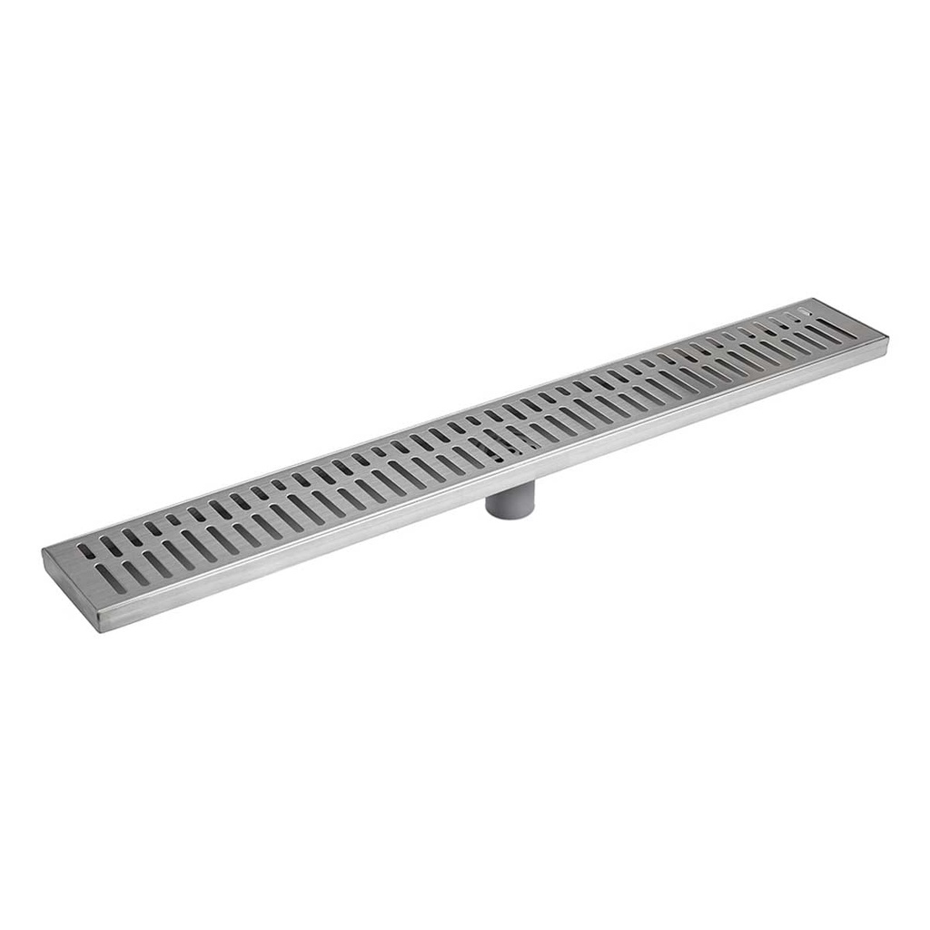 REJILLA DE PISO RECT ACERO INOX 80CM CORONA