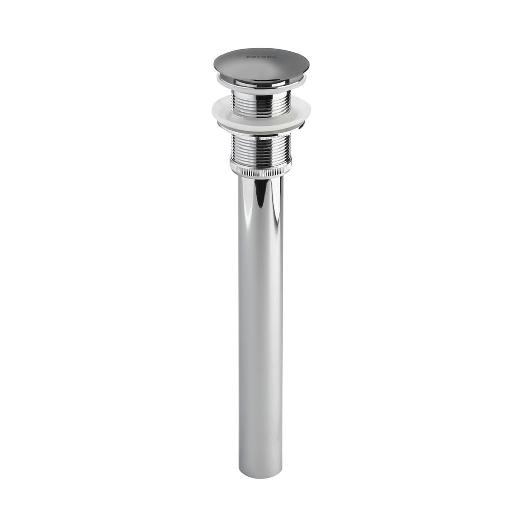 DESAGUE PUSH METAL SIN REBOSE TITANIO CORONA