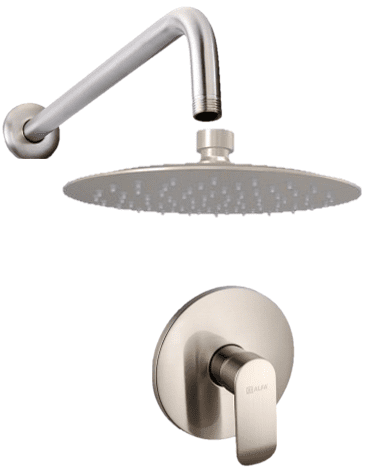 CONJ. MONOCONTROL DUCHA EDGE NIQUEL ALFA