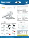 DUCHA HORIZONTAL LUSSO NEGRA A 110V BOCCHERINI