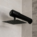 DUCHA HORIZONTAL LUSSO NEGRA A 110V BOCCHERINI