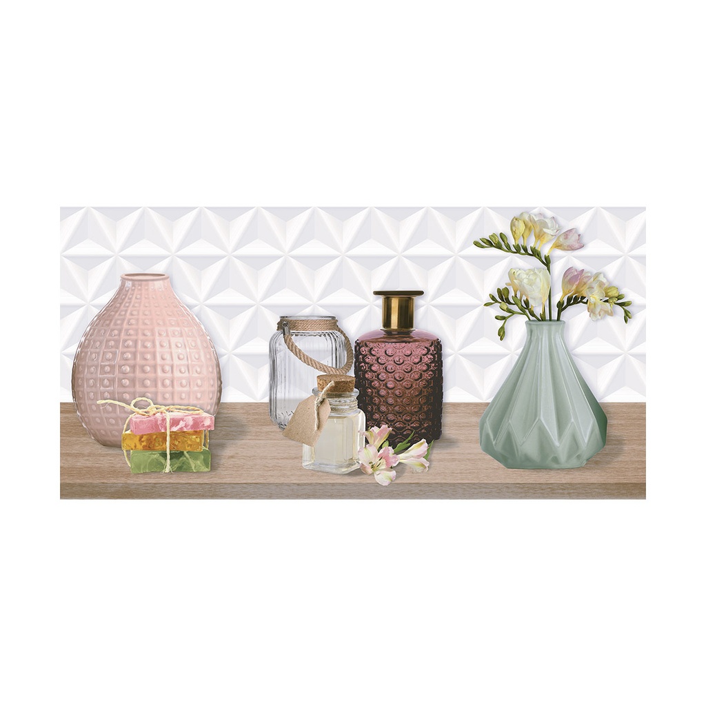 [RDB124] BASE DECORADA SERENA MULTICOLOR 30X60 CORONA