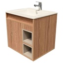 MUEBLE DE BAÑO ELEVADO FLORMORADO 60X46 COMFER
