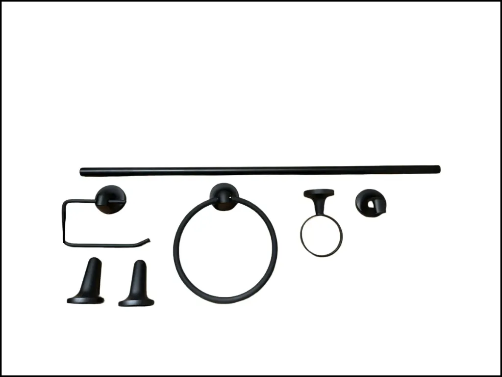 ACCESORIOS MONTANA BLACK 5PIEZAS DECORAMIA
