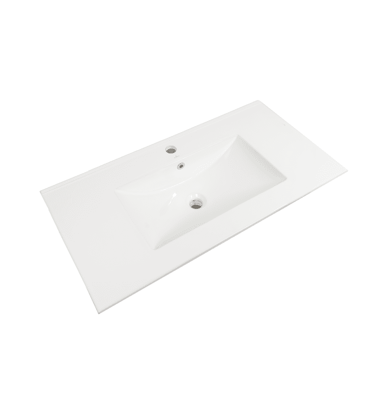 [LIQUIDAR] LAVAMANOS MESON 90CM OLIVIA BLANCO DECOR