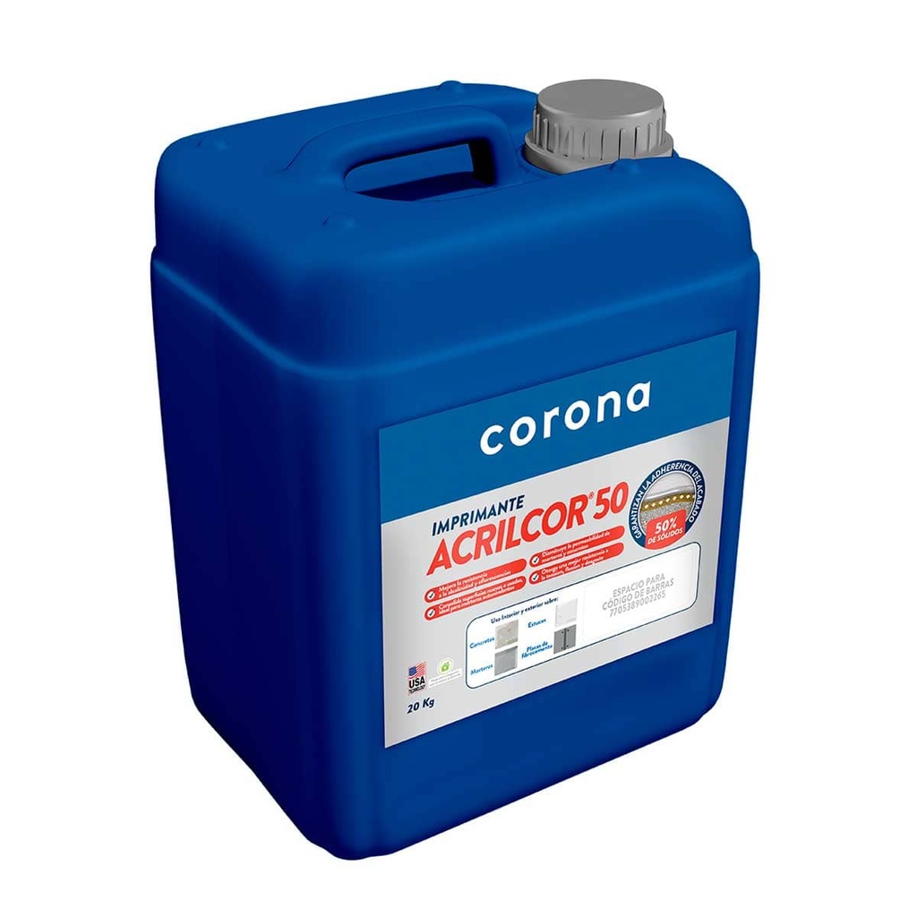 ACRILCOR 50 CANECA 20KG CORONA