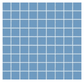 MOSAICO CRISTAL AZUL CLARO 30X30 CORONA