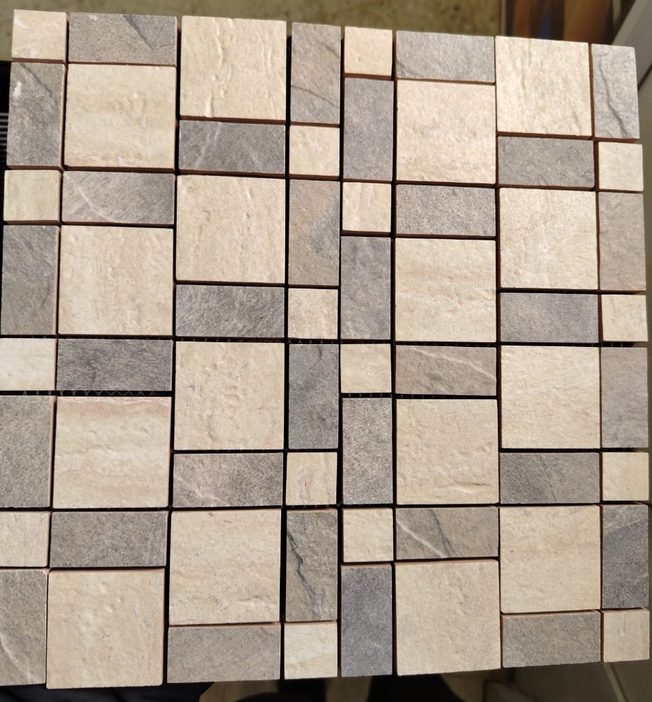 [RDC060] MOSAICO TRAVERTINO BEIGE 30X30 CORONA