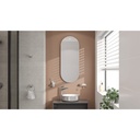 ESPEJO VERT. OVAL 100X40 CORONA