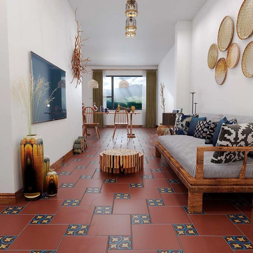 TABLON TRADICION ROJO 30.5X30.5 SEG. ALFA (1.1)