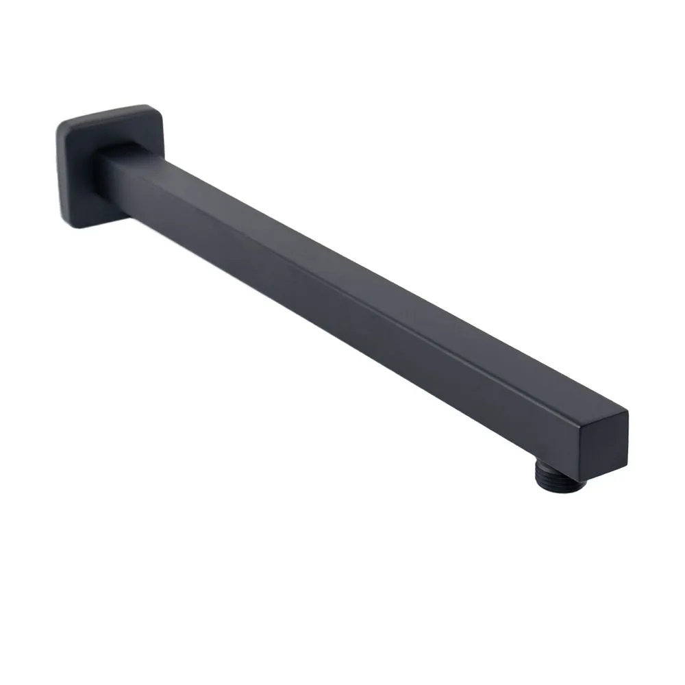 BRAZO A PARED CUADRADO PONTINA 40 CM NEGRO LECCO 