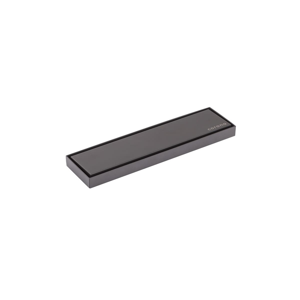 REJILLA DE PISO INOX SIF. OCULTO MATE BLACK 30X8 CORONA