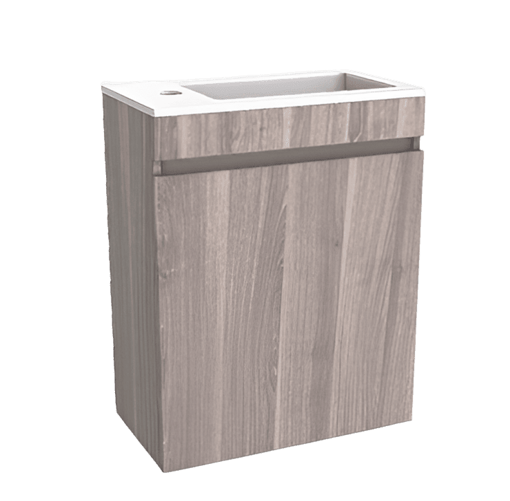 COMBO MUEBLE BAÑO EL PETTIT LENGA 46X26 ST CON LVM STRETTO
