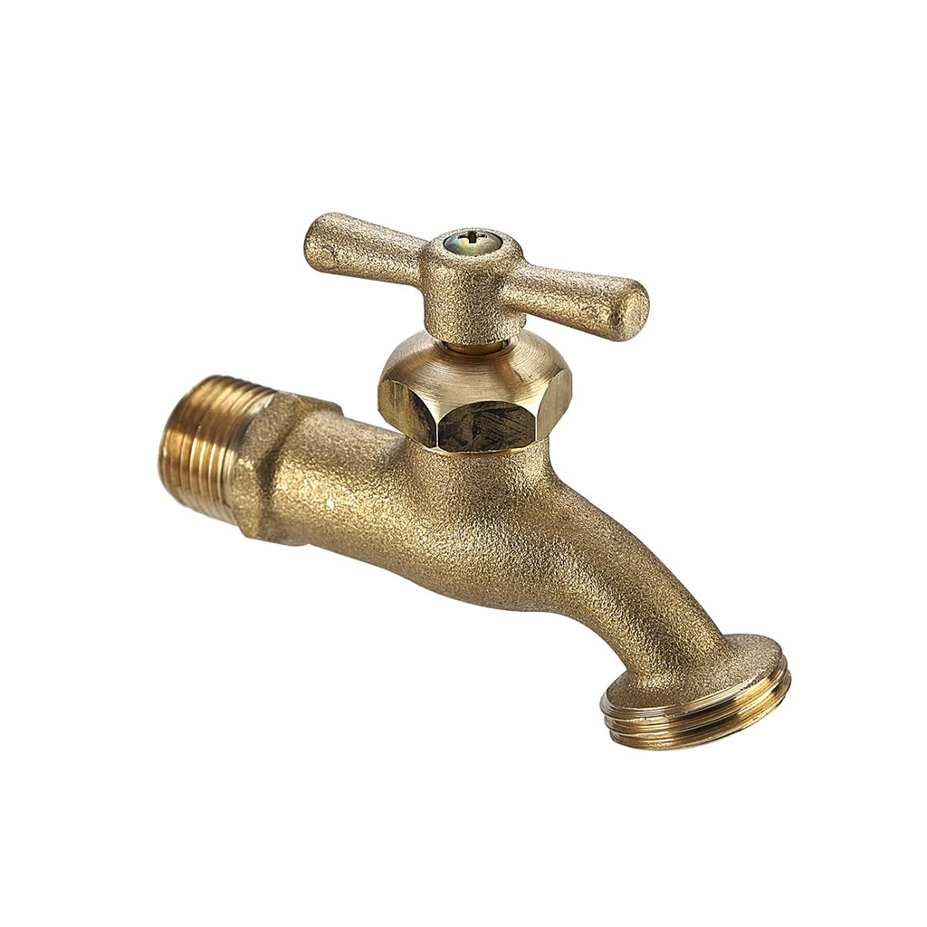[GLJ010] LLAVE JARDIN CORRIENTE 1/2P SALI 3/4P BRONCE CORONA