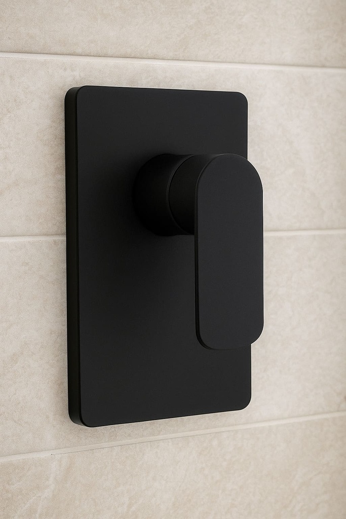[GDM030] MONOCONT. DUCHA PRIEGO MATEBLACK STRETTO
