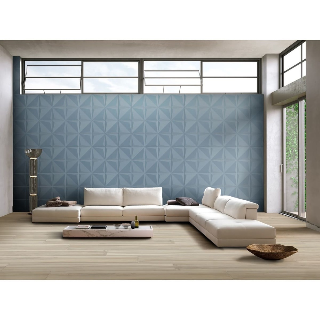 [RDB164] BASE DECORADA ORIKATA 3D AGUAMARINA 25X25 CORONA 