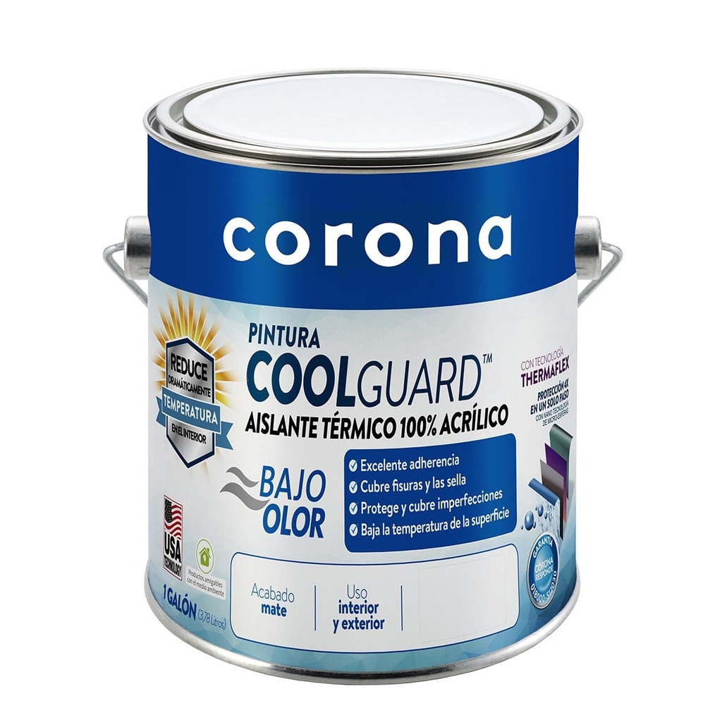 PINTURA COOLGUARD BLANCA 1 GL CORONA