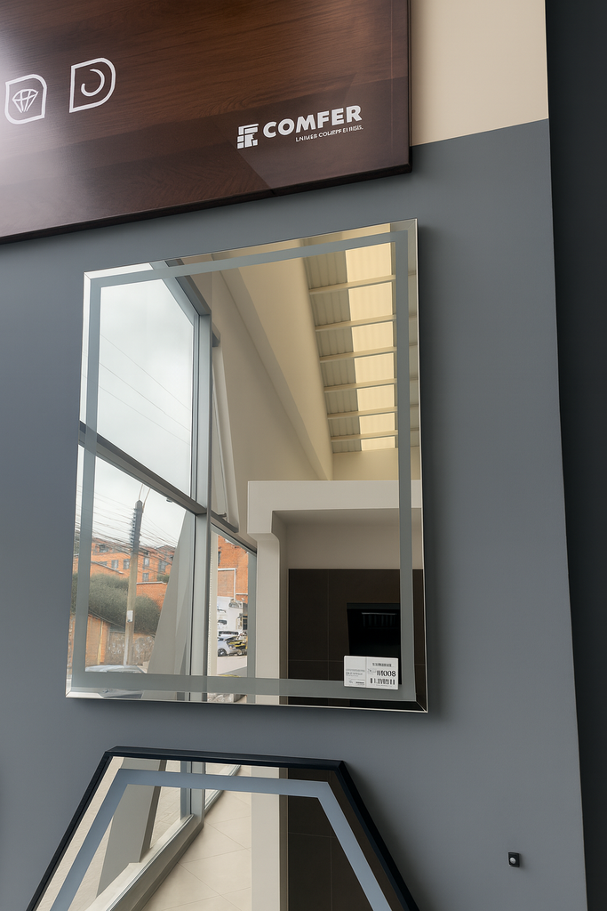 [MEI015] ESPEJO LED VER. SLIM 80X60 RE