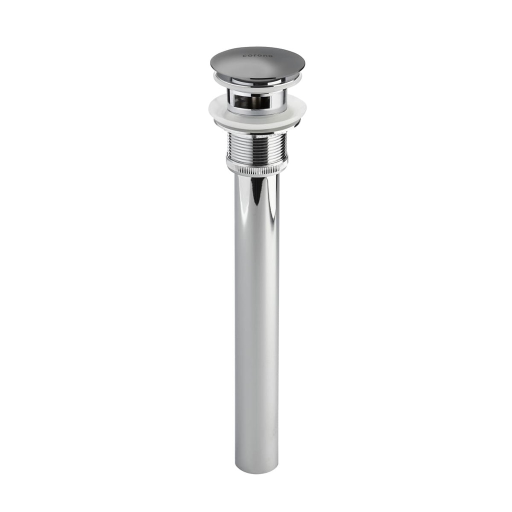 DESAGUE PUSH METAL CON REBOSE TITANIO CORONA