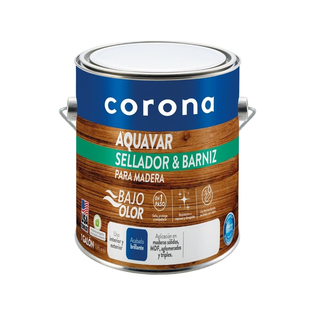 BARNIZ PARA MADERA  1GAL CORONA