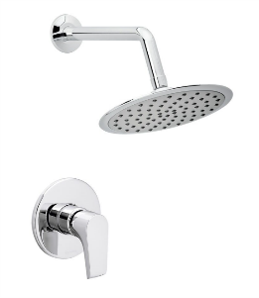 CONJ. MONOCONT. DUCHA CASCADE PRO CROMO CORONA