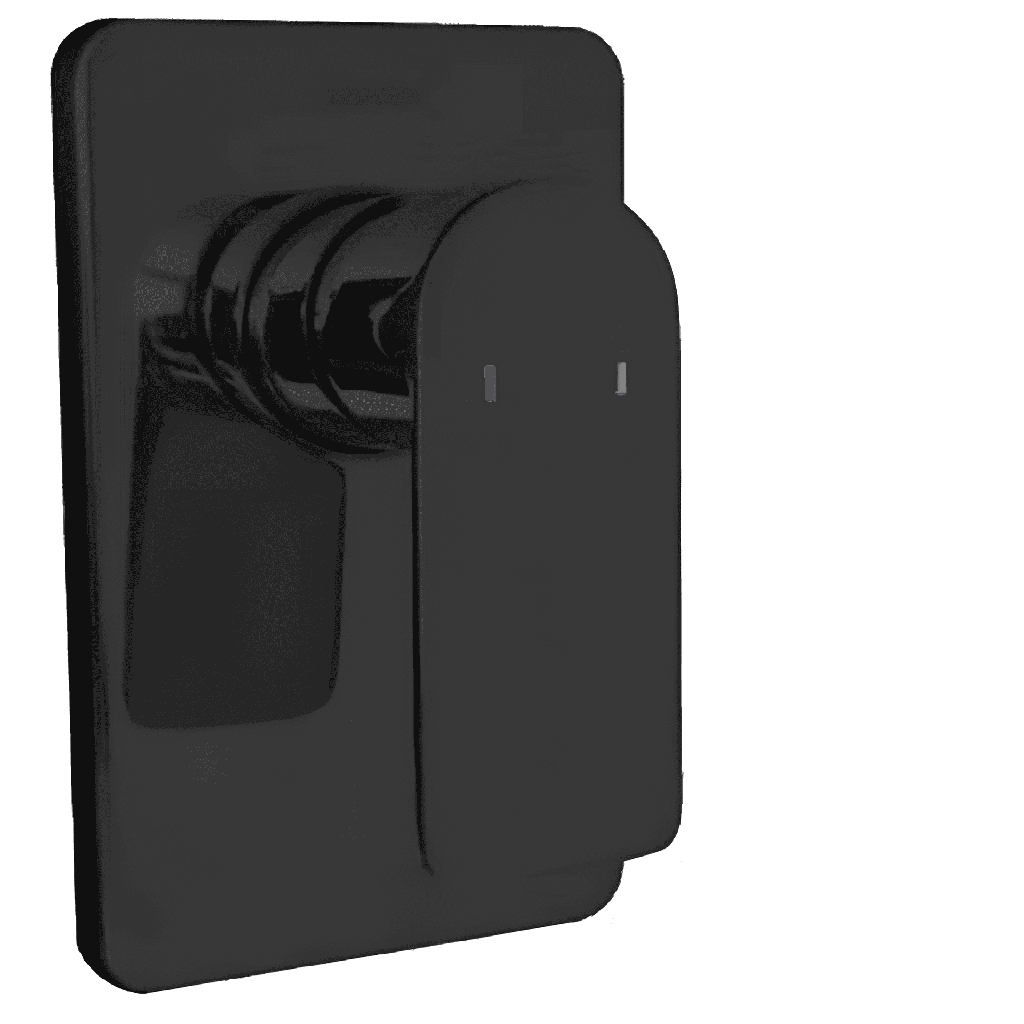 MONOCONT. DUCHA LUCCA MATEBLACK STRETTO