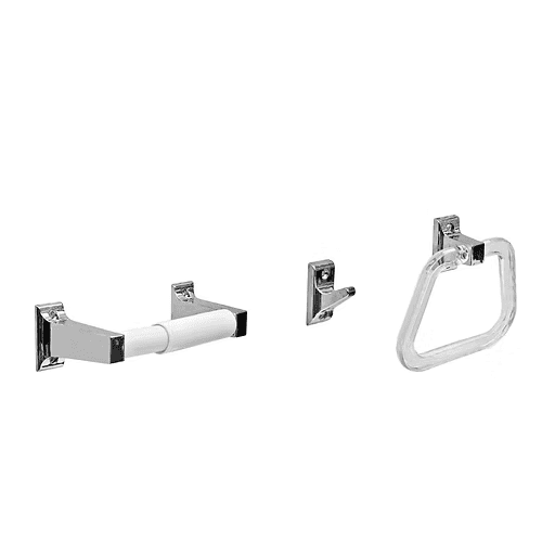 [GA3016] ACCESORIOS ECOFRIENDLY CROMO 3PIEZAS STRETTO