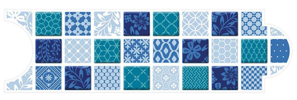 LISTELLO COLOMBO AZUL 8X25 CORONA