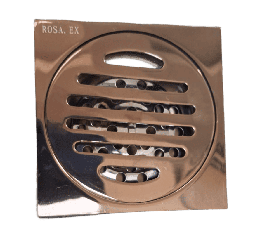 REJILLA DE PISO SIMON ROSE GOLD 10X10 RE