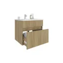 COMBO MUEBLE BAÑO EL PALERMO FRESNO/WENGUE 60X45 RH CON LVM CORONA