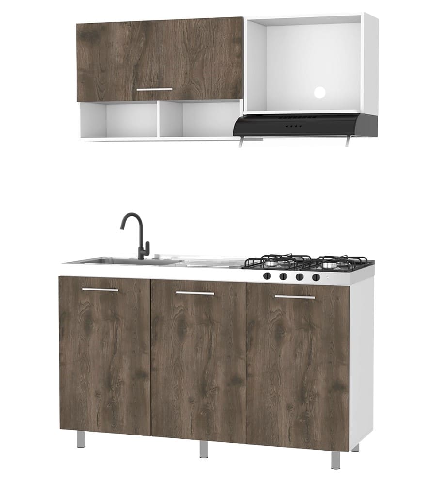 COCINA OPORTO BELLOTA 1.50 IZQUIERDA MAS ALACENA CORONA