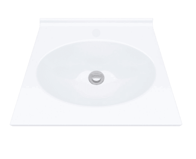 LAVAMANOS QUADRATTO BLANCO 48X43 SIN PERF. GRIF. FIRPLAK