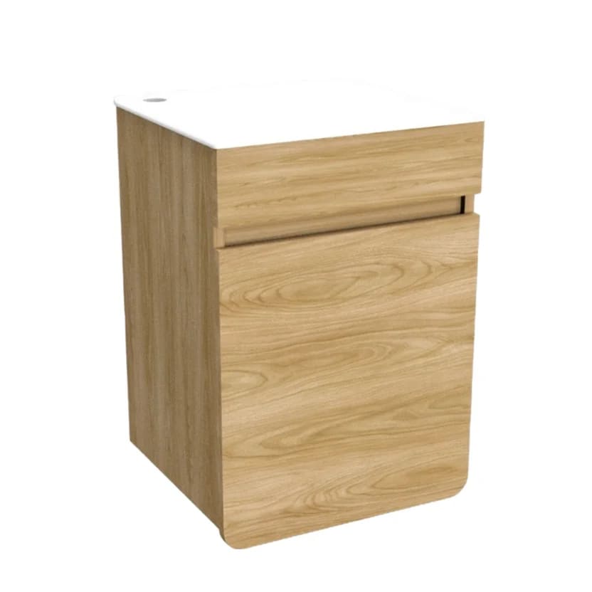 [MBF151] COMBO MUEBLE BAÑO EL ALUVIA FRESNO 40X35 RH CON LVM CORONA