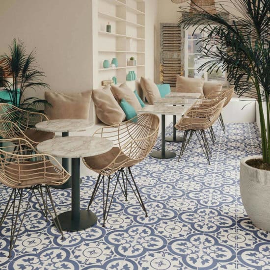 DAMASCO BLUE 19.8X19.8 SEG. ALFA (1.76)