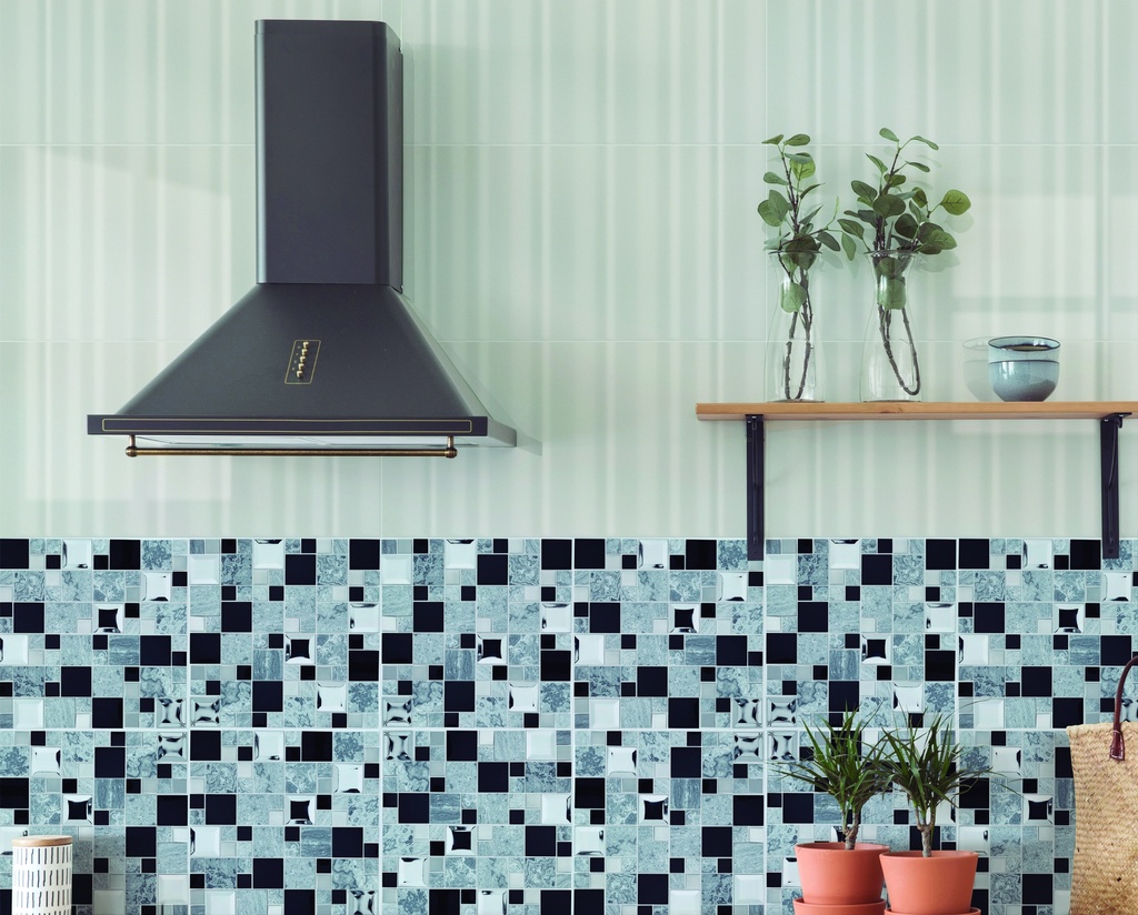 MOSAICO ANTARTICO GRIS 30X30 CORONA