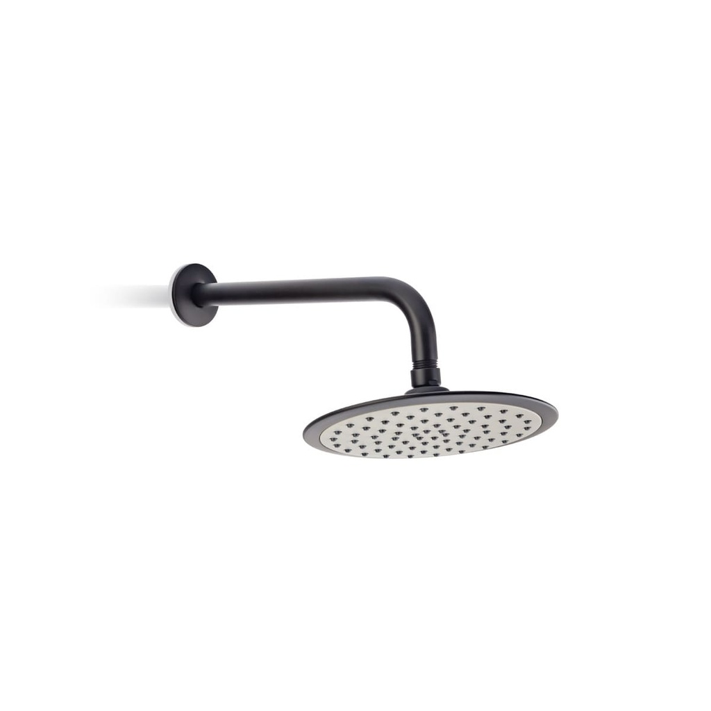 REGADERA CON BRAZO CASCADE PRO MATEBLCK CORONA