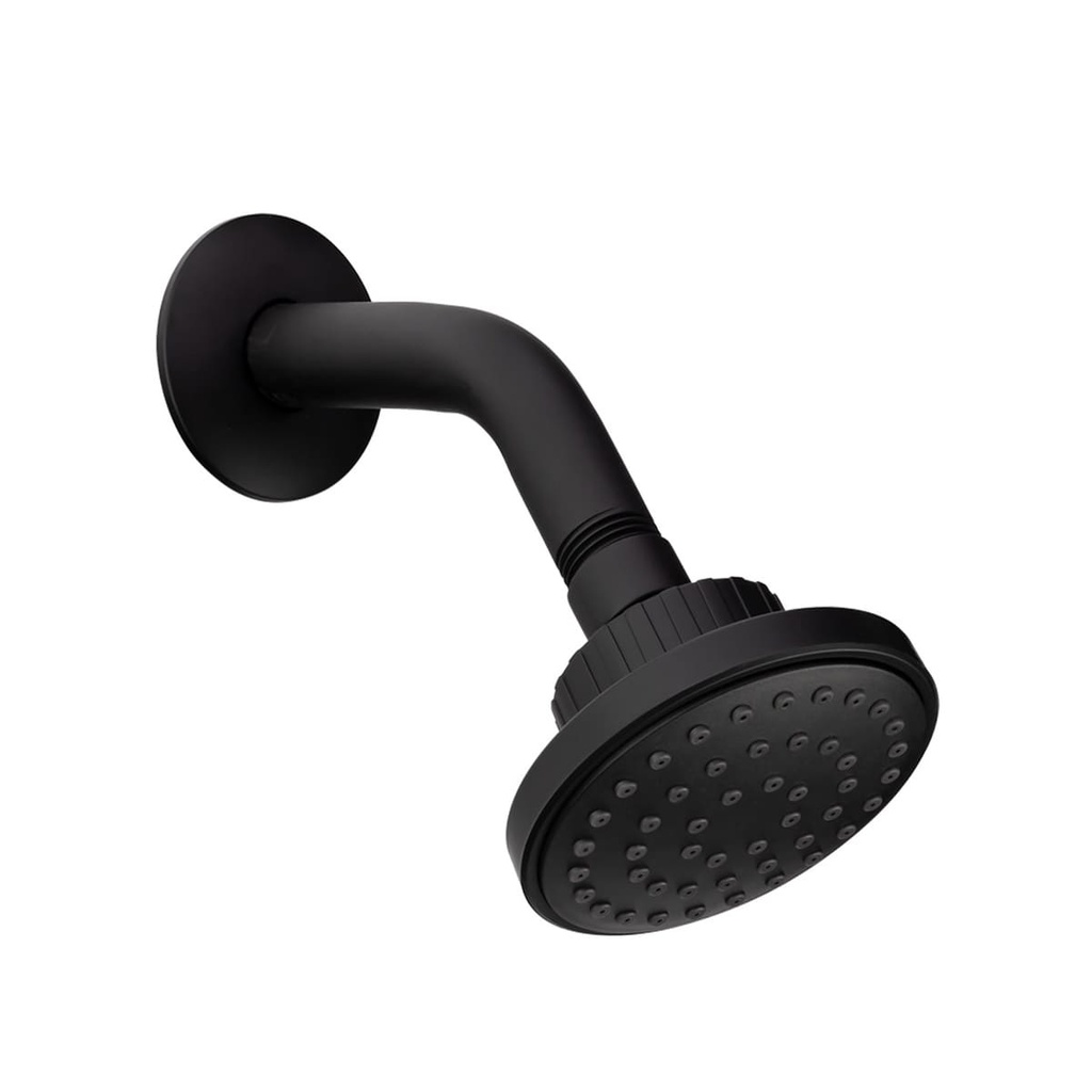 REGADERA CON BRAZO DALIA MATEBLACK CORONA