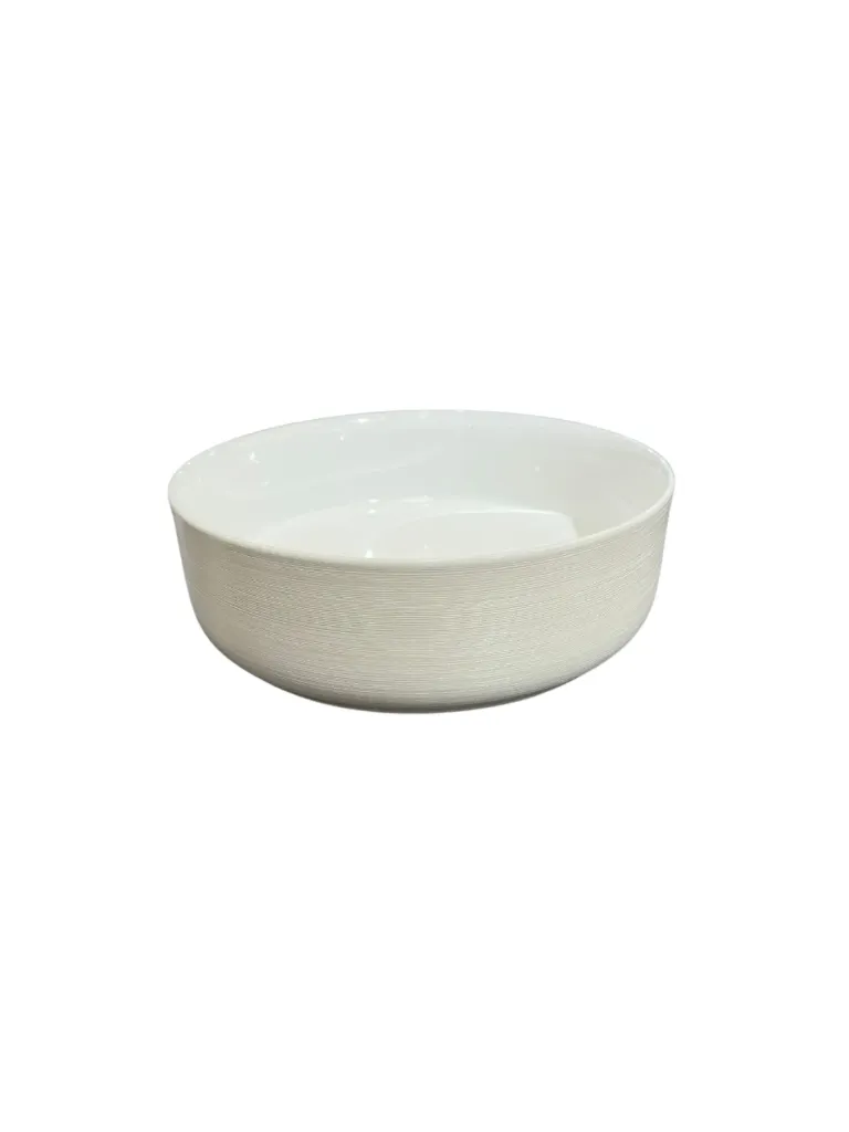 LAVAMANOS VESSEL WITHE LINE BLANCO HC
