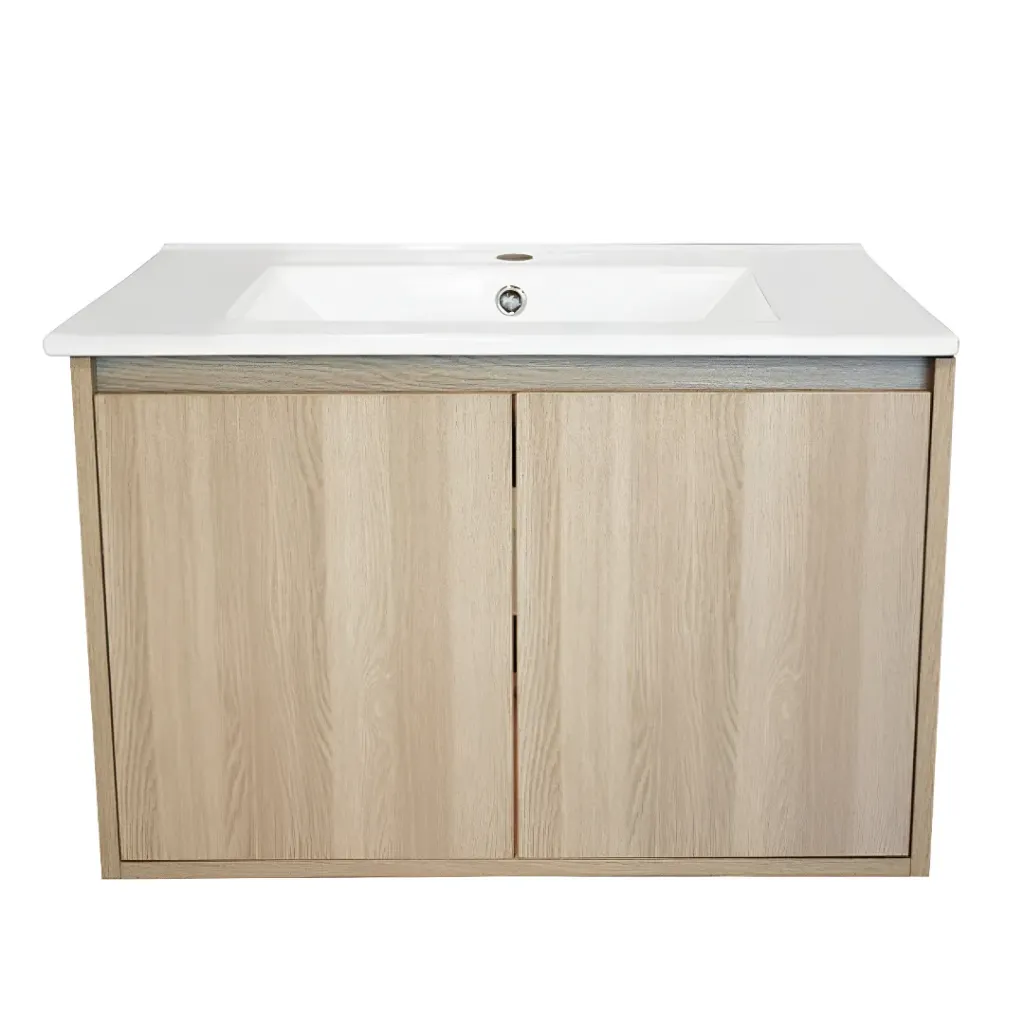 COMBO MUEBLE BAÑO EL AMELIA ACACIA 60X46 ST CON LVM STRETTO