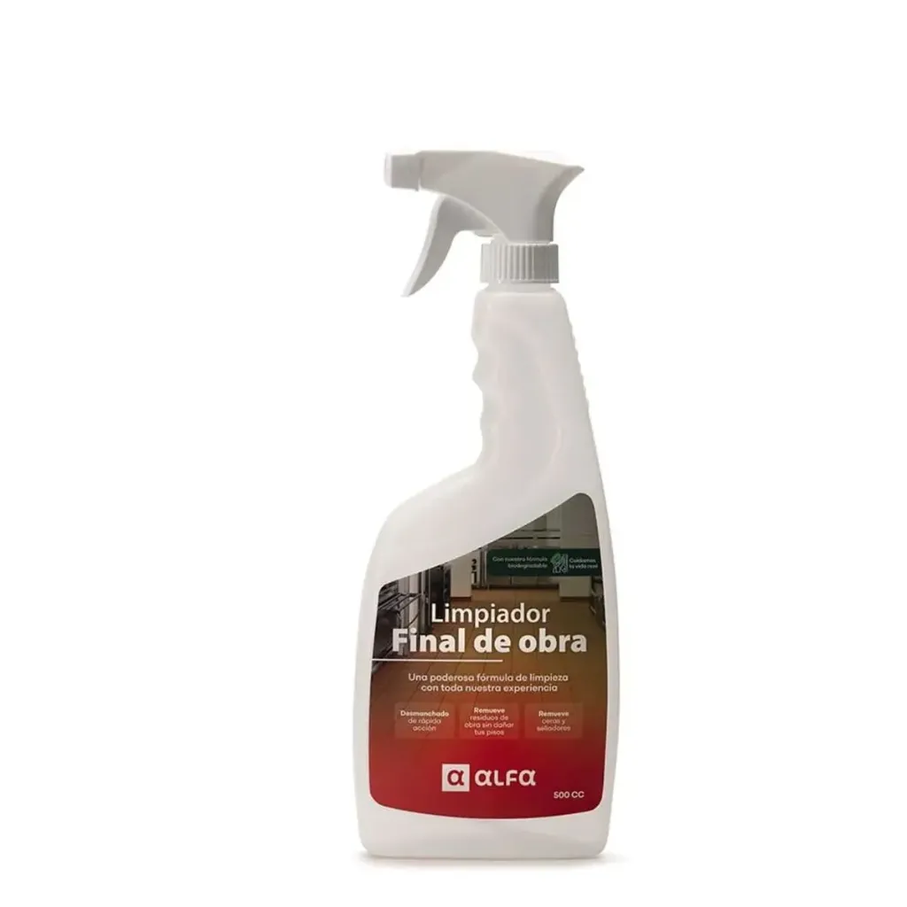 LIMPIADOR FINAL DE OBRA ALFA(1/2L)