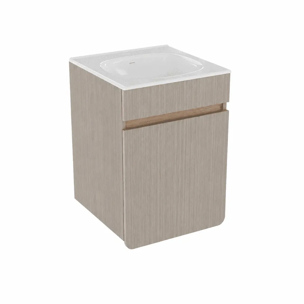 COMBO MUEBLE BAÑO EL ALUVIA POSITANO 45X45 RH CON LVM CORONA