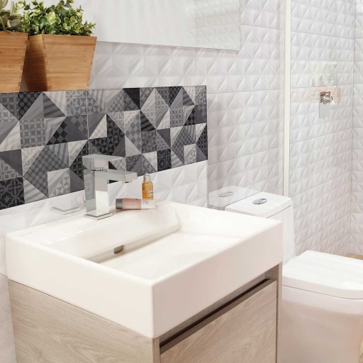 [RCD037] PARED ALCAIN BLANCO 30X60 PRIM. CORONA(1.44)