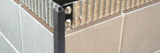 [RAW040] WIN CUADRADO ALUMINIO BRUSHED BLACK 12MMX2.5M GENESIS