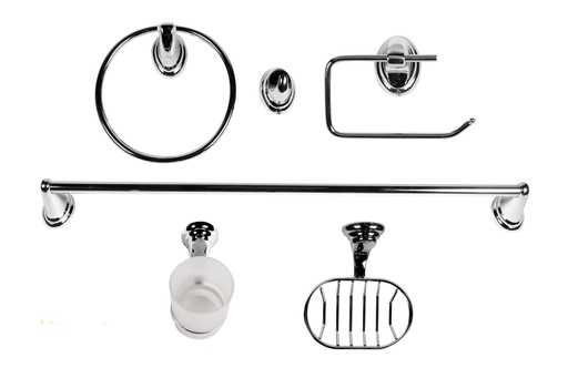 [GA6003] ACCESORIOS BAÑO TRAVEL 6PIEZAS TU CASSA