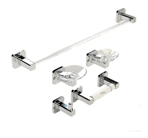 [GA6004] ACCESORIOS BAÑO BARU 6PIEZAS IMPORTADO