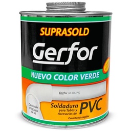 [TLS001] SOLDADURA VERDE GERFOR. PVC 1/4 GAL. 1/4 GAL GERFOR