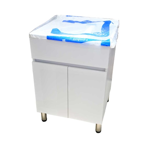 [MLM002] MUEBLE LAVADERO BLANCO 60X60 COMFER