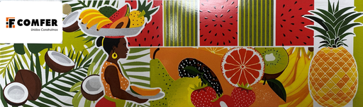 [RDB040] DECORADO PALENQUE MULTICOLOR 13.5X45 CORONA