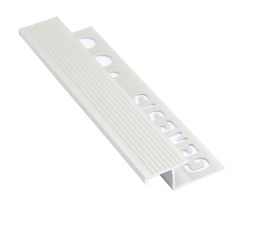 [RAW075] NARIZ ALUMINIO ESCALON MATT SILVER 12MMX2.8MM C/CERAMICA GENESIS