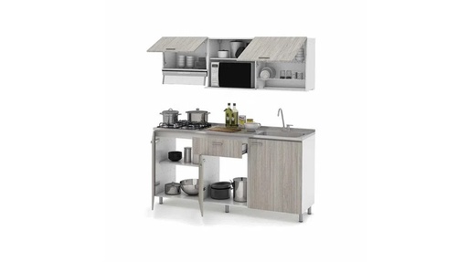 [MCM008] COCINA MONTANA 1.80 CHANTILLI 4G IZQ SOCODA